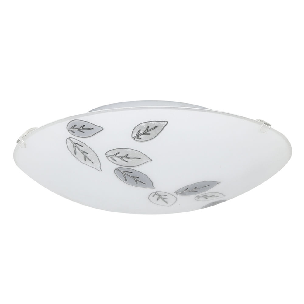 Eglo - Mars - Ceiling Light - Leaf Pattern - 245mm - White - 2 Pack