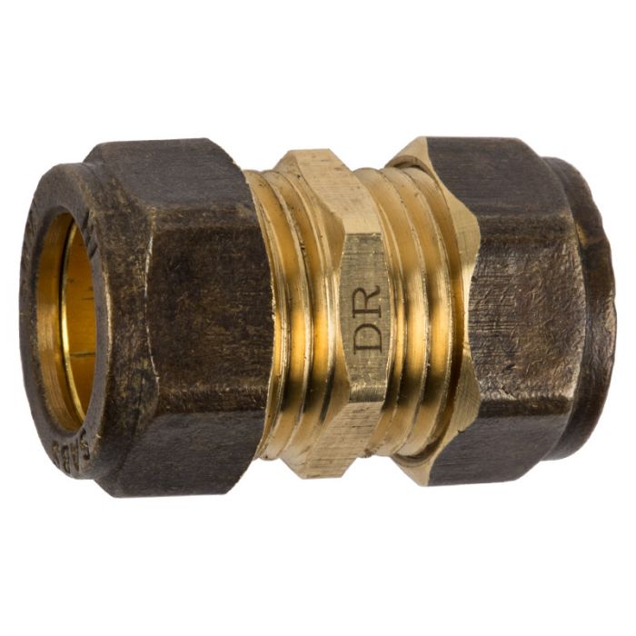 Compression Brass Coupler CxC 15mm
