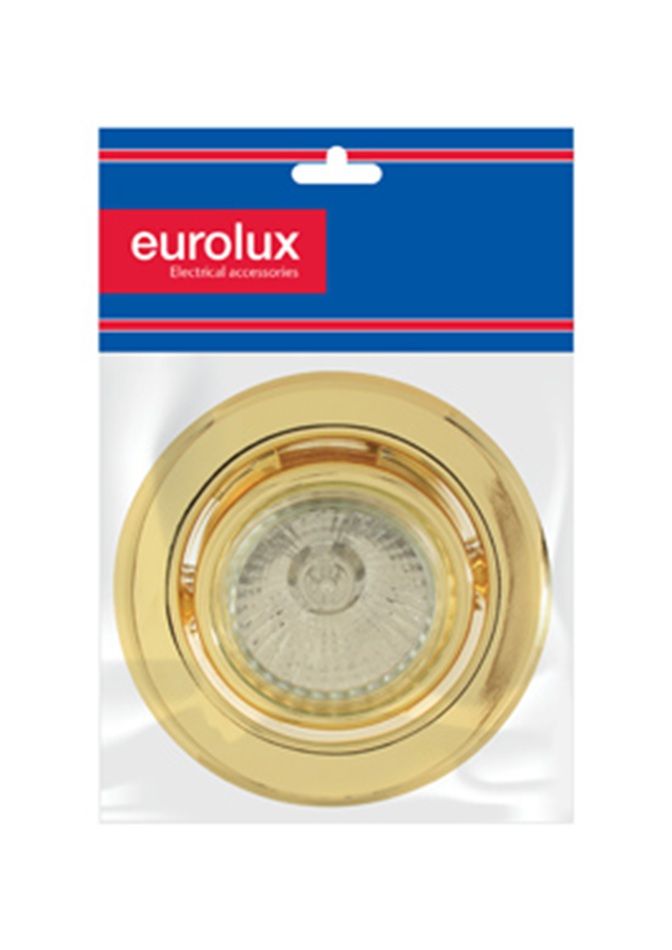 Downlight Gu10 Par16 50W 220V P/Brass (Pp) - 6 Pack