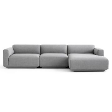 Teddy-George - Ruthwell Couch/Sofa in light beige/ left daybed