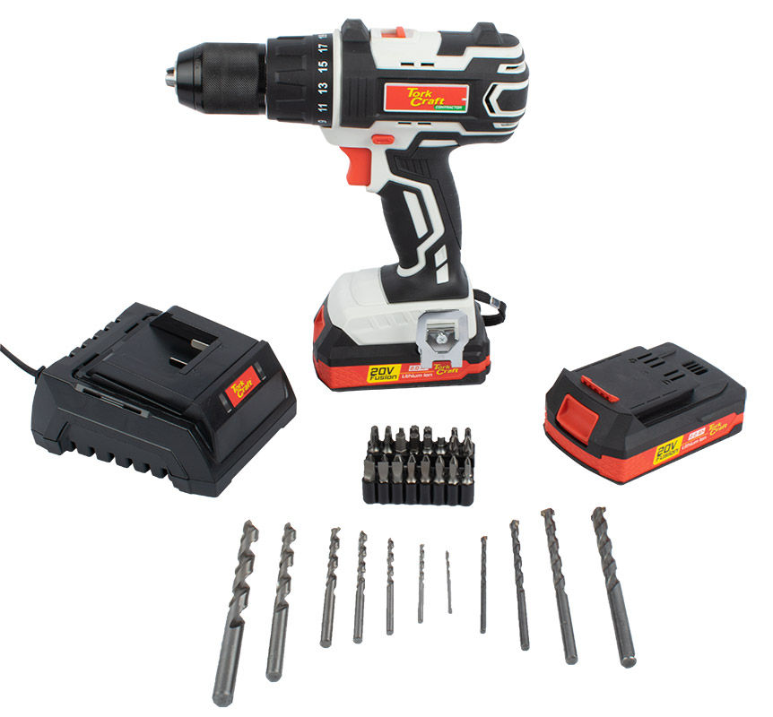 Imp. Drill Driver Id13 20V 13Mm 0-1800Rpm 50Nm 2 X 2.0 Ah Bat Std Char