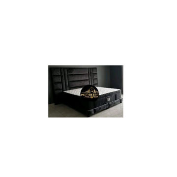 Luxury headboard king set headborad and base Dark grey