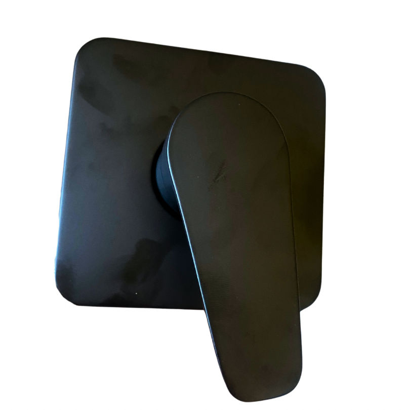 Muett Black Square Shower Mixer