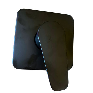 Muett Black Square Shower Mixer