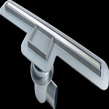 Shower Channel Drain with drain body, Length=750mm in stainless steel