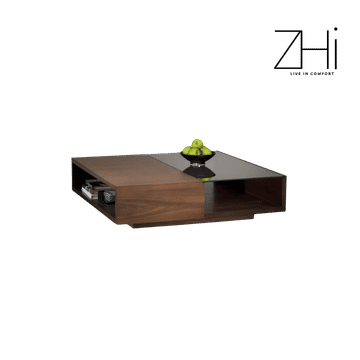 Walnut Fusion� Square Coffee� Table
