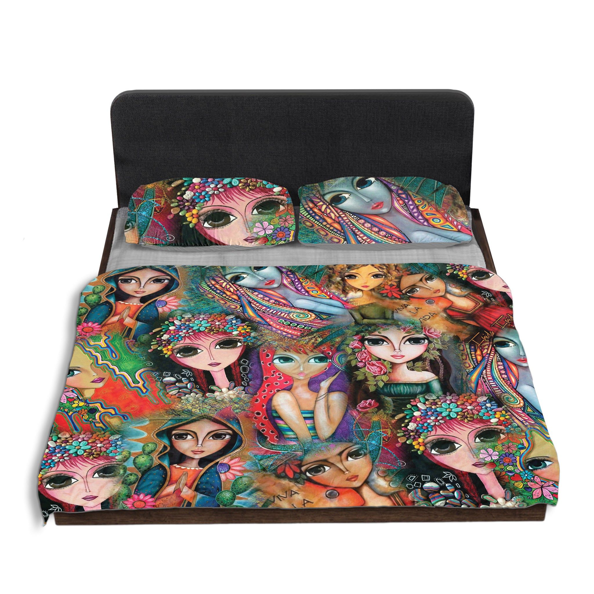 Colourful Ladies Duvet Cover Set Double