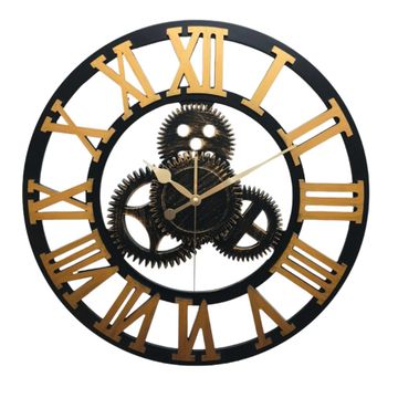 Muett Roman Gold Wall Clock