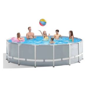 INTEX Round Metal Frame Above-Ground Pool &ndash; Family Edition-3.66mx0.76m