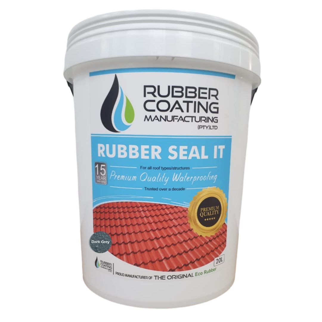 RCM Rubber Seal it Waterproof Coating Dark Grey 20 Litre