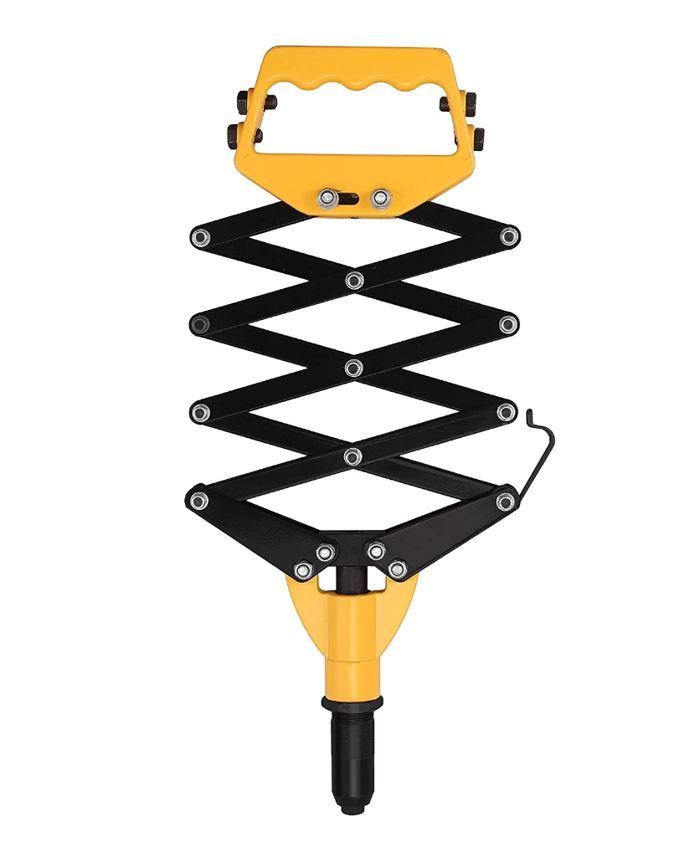 Foldable Hand Riveter Lazy Tong