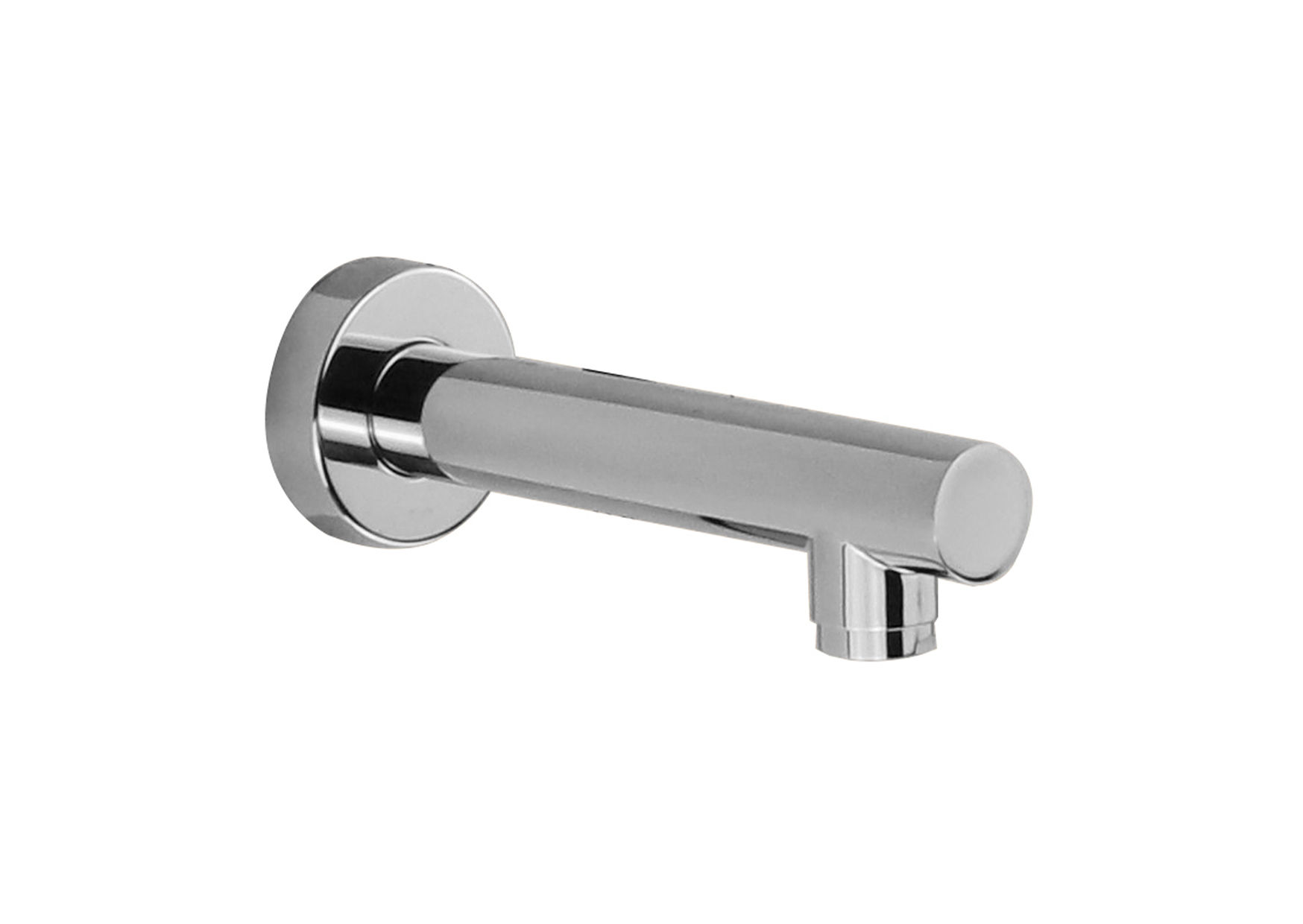Devario Spout 180mm Round Brass- Chrome