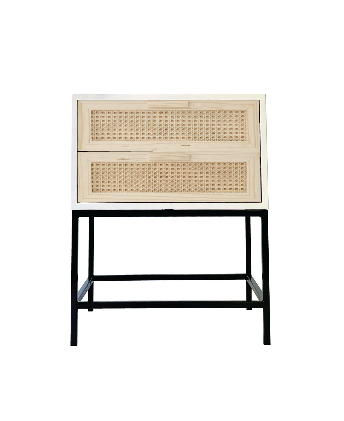 Lima 2 Drawer Pedestal - White