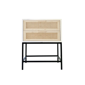 Lima 2 Drawer Pedestal - White