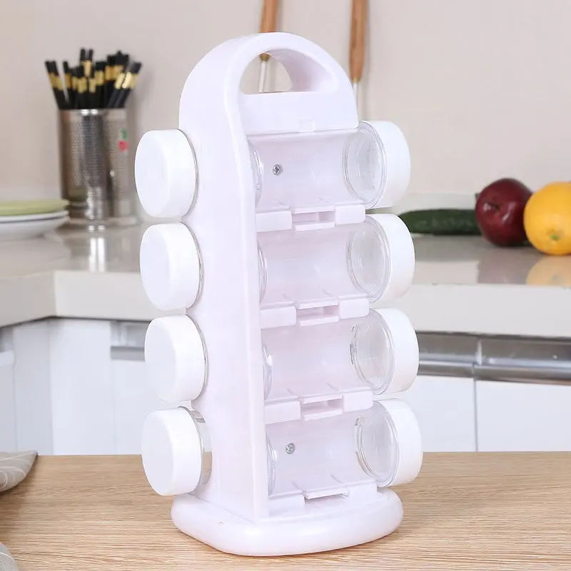 8Pcs Revolving Spice Set