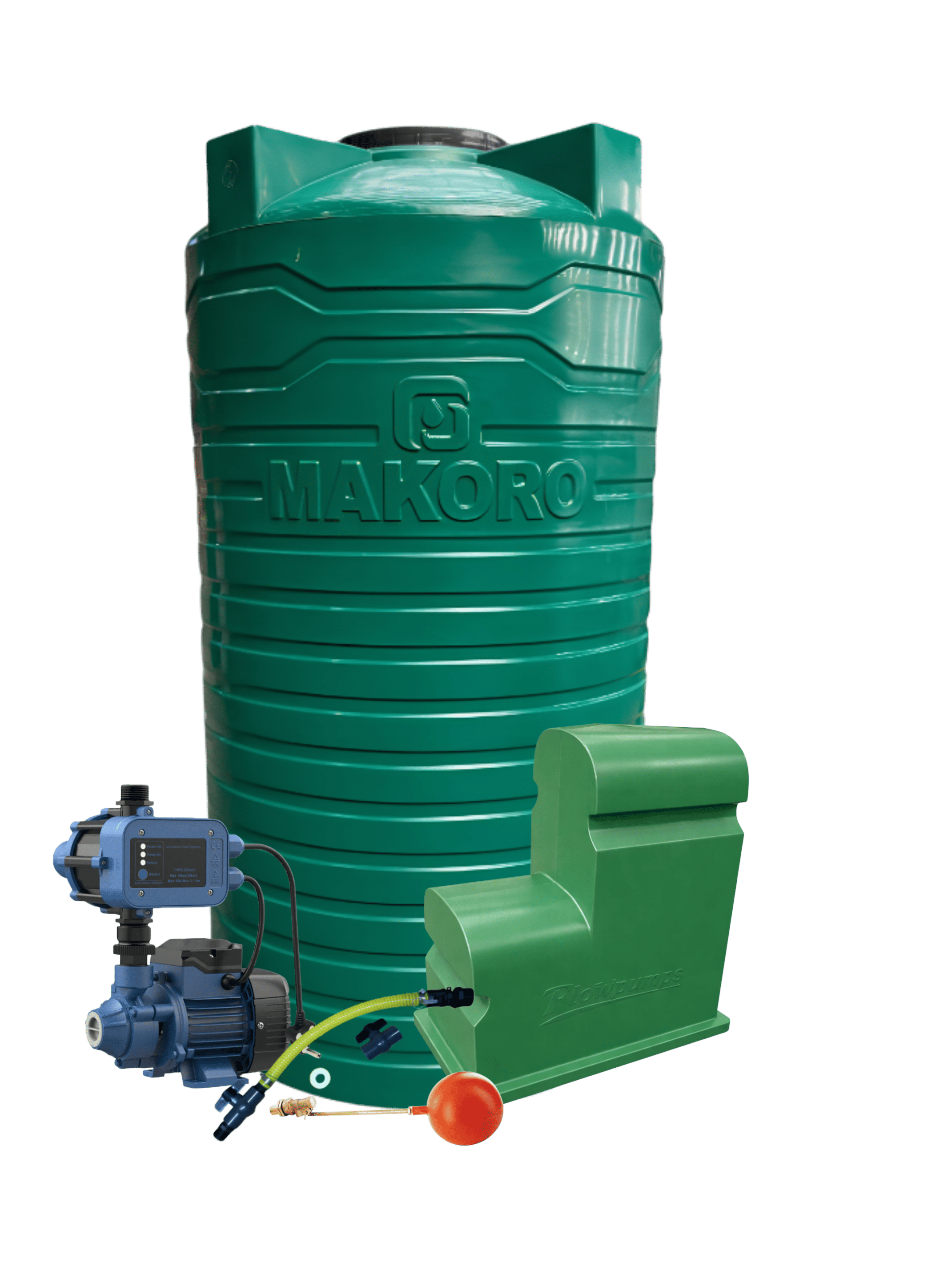 2250L Slimline Complete Combo Cape Green 0.37kW