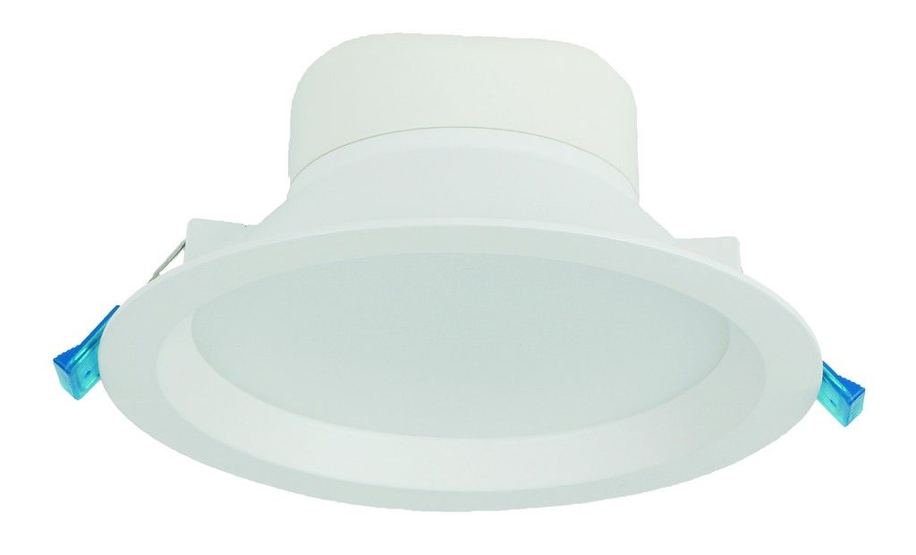 100-230VAC, 20W, LED Downlight, Daylight, Alu/Glass, Ø190x75