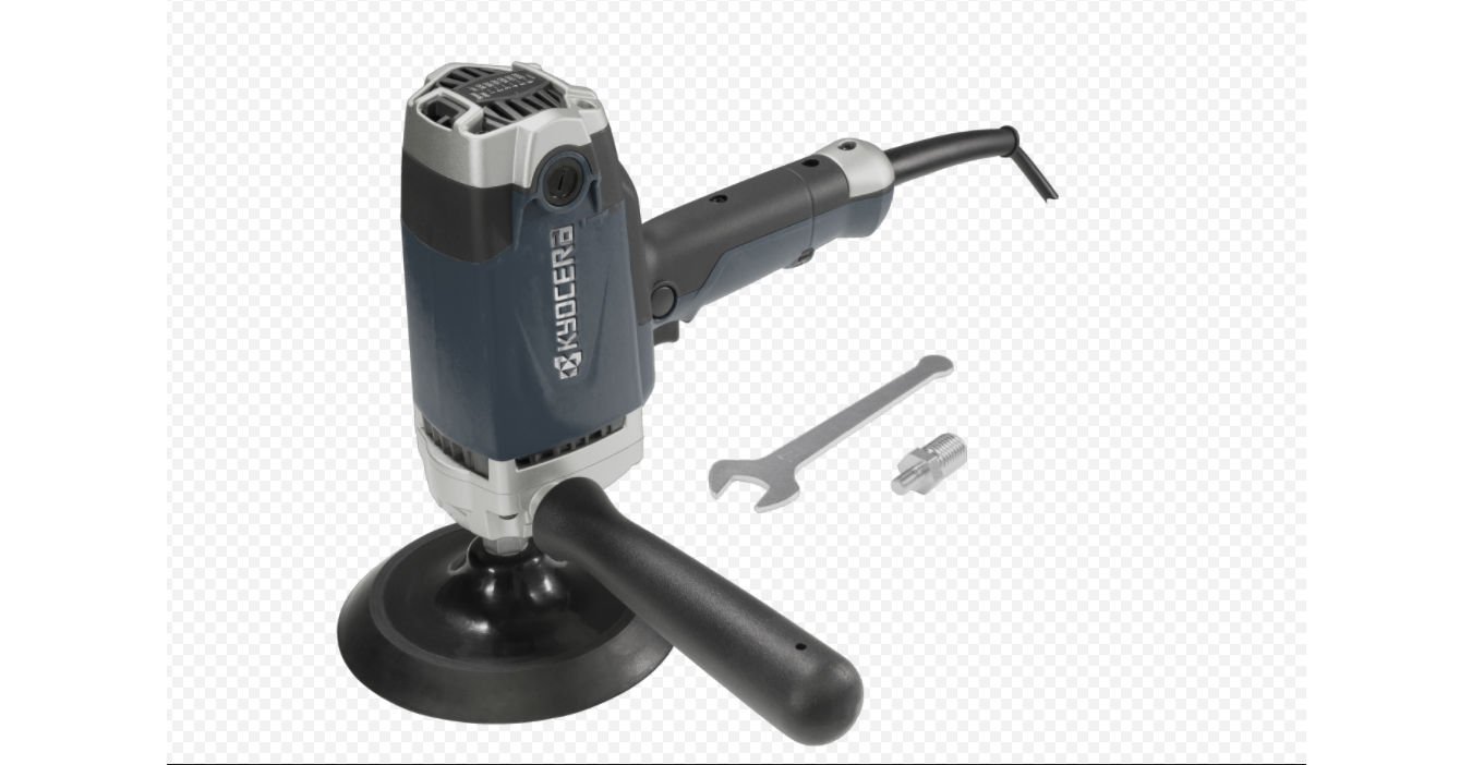 KYOCERA POLISHER SINGLE ACTION 180MM 1100W 6-MODE VARIABLE SPEED