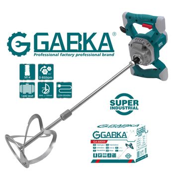 1400W Electric Handheld Mixer – Heavy-Duty Stirring Tool for Paint, Mortar, Cement & More