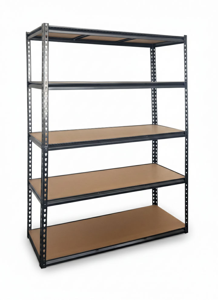 DuraSteel 5 Tier Shelf - 183 x 120 x 45cm - 275kg / layer - Matt Black