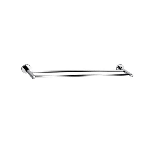 B/A TOWEL BAR DOUBLE - 600MM - CHROME