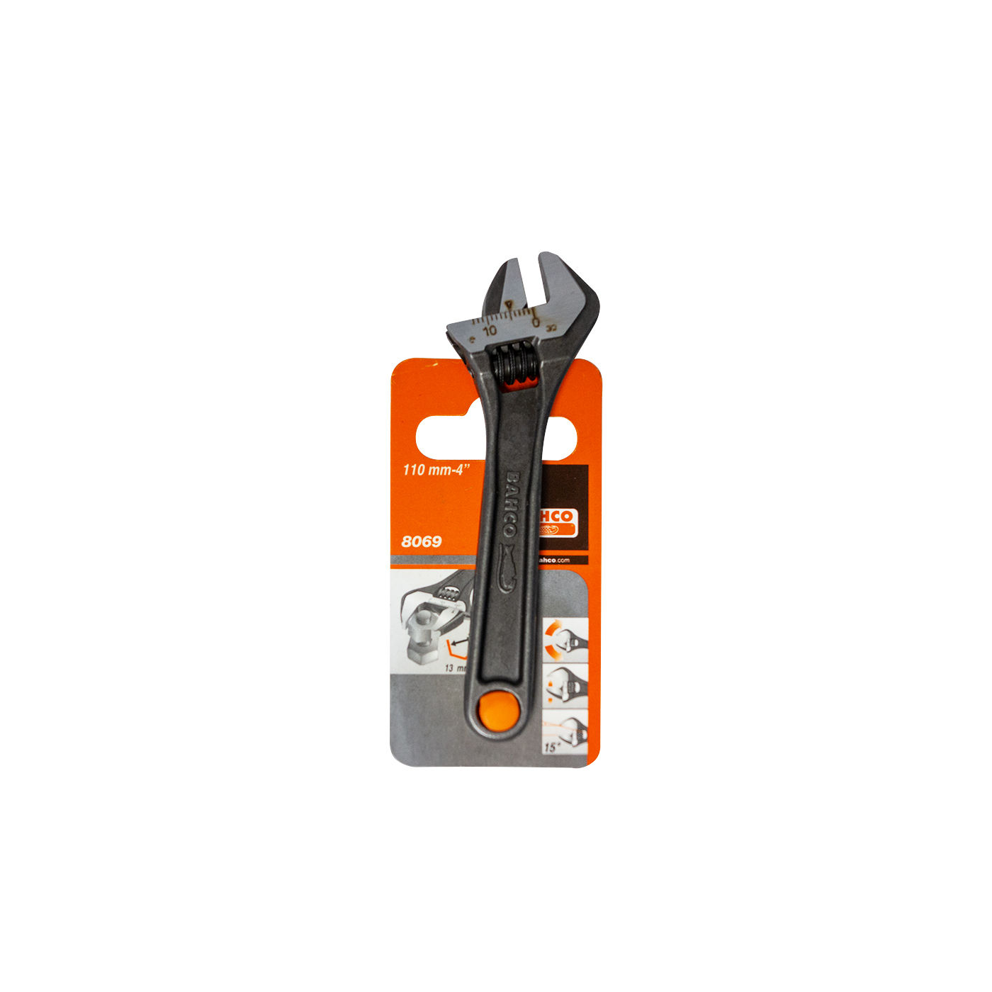 Bahco - Adjustable Wrench - 110mm - 3 Pack