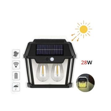 Solar Motion Sensor Wall Lamp – Dual Light, Waterproof & Energy-Saving