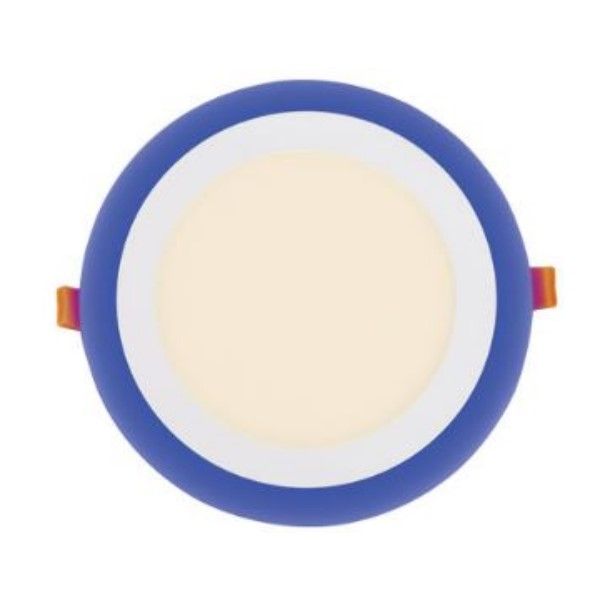 6+3W 100-240V 145mm Dia. Round LED Down Light 4200K+Blue