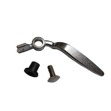 CHROME PLATED BRASS WINDOW HANDLE - RIGHT + SCREWS & BUSH