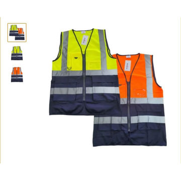 Two-Tone Signaling Vest c/w Zip & ID Pouch