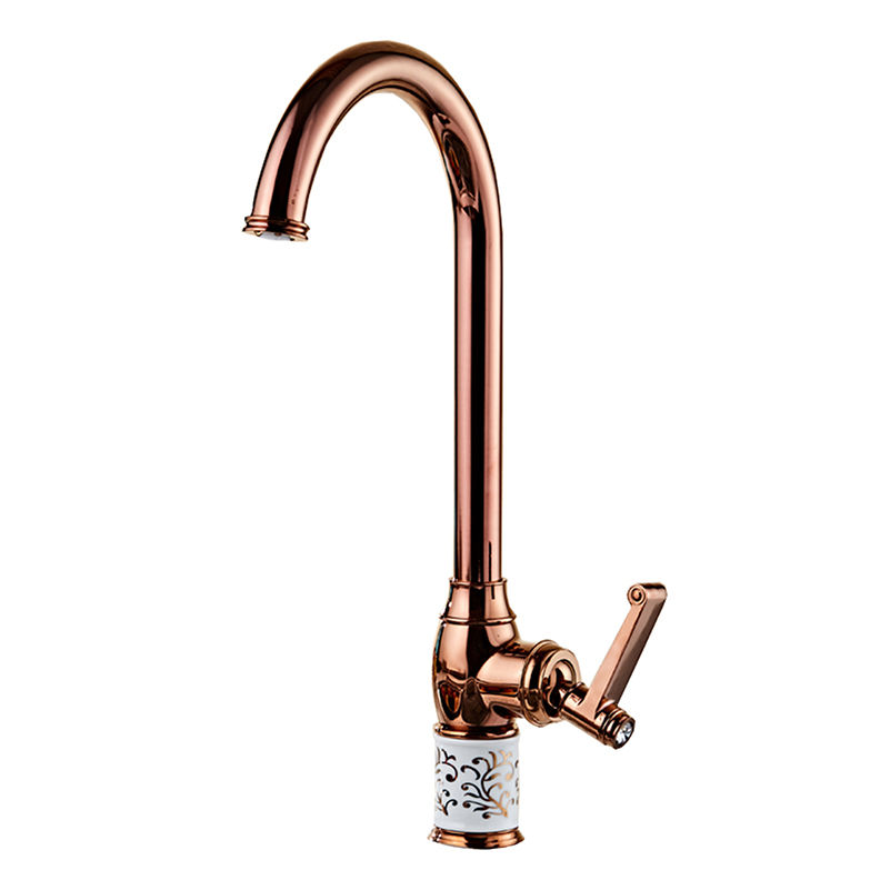 Rose Gold kitchen Tap Faucet Mixer 8002-1