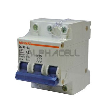 CIRCUIT BREAKER 63Amp 3 Phase Din Rail