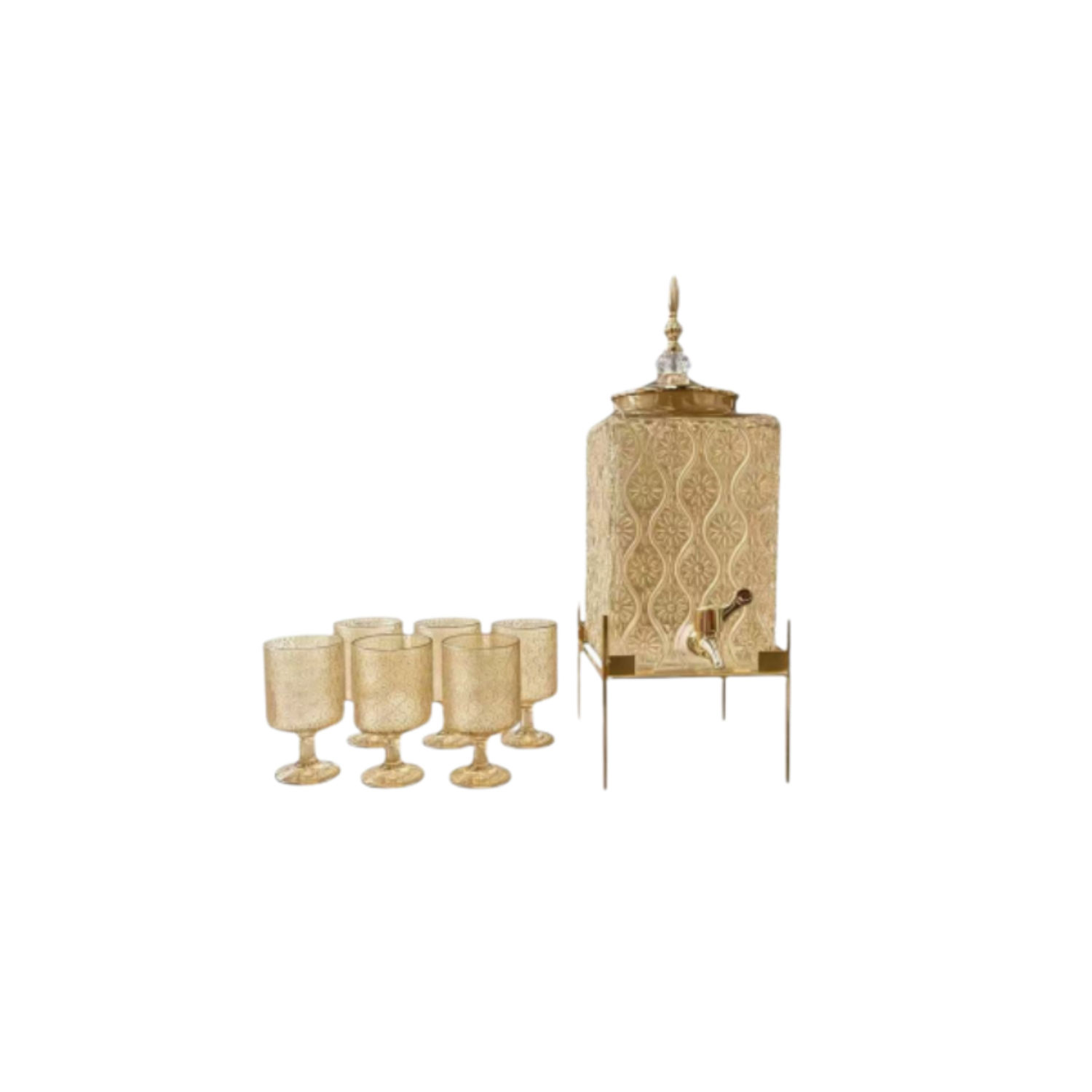 Fancy Glass Beverage Dispenser