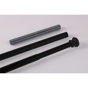 Bodie Bath - Black Shower Curtain Rod Large (105 - 240cm)