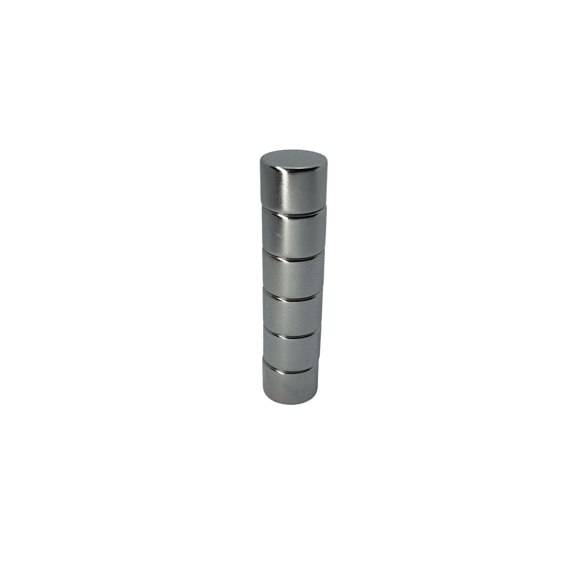 Rare Earth Disc Magnet 10x7mm N42H - 6 Pack