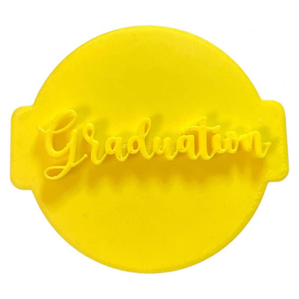 Home Hub 'Graduation' Cookie Embosser