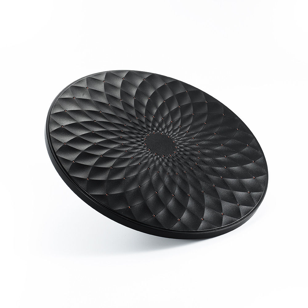 225mm Black Round Shower Head W06