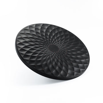 225mm Black Round Shower Head W06