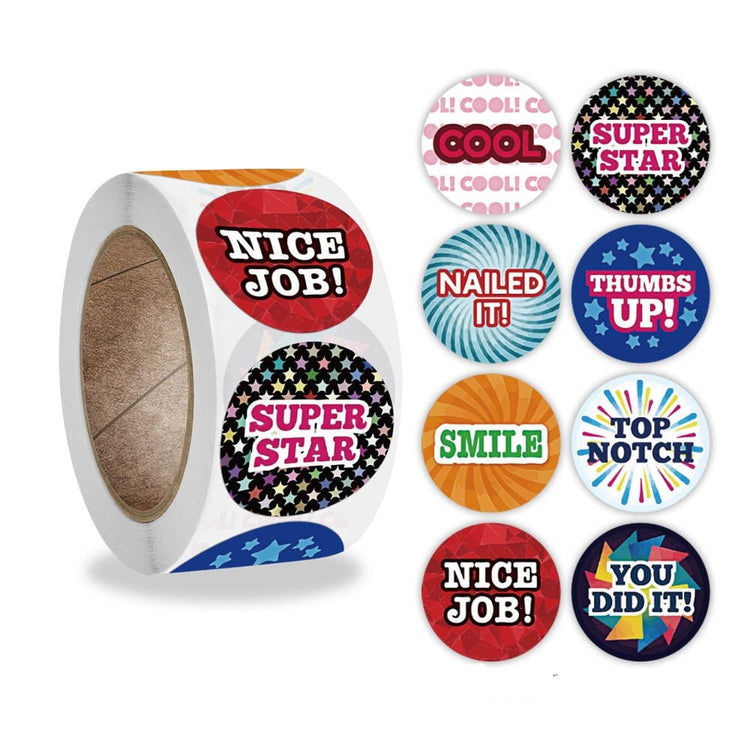 School teacher Stickers - Thumbs Up - 500pc