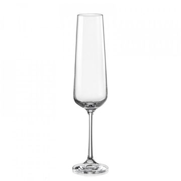 Sandra Crystal Champ Flute 200ml - Set of 6