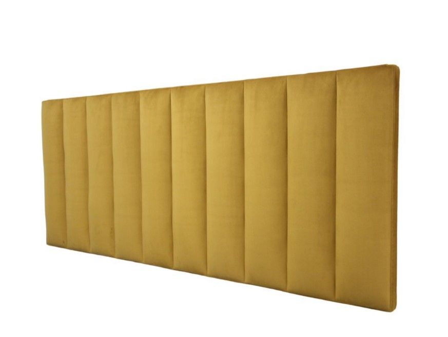 Dave Headboard Queen Velvets Gold