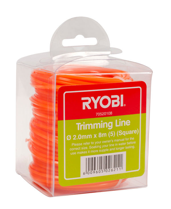 Ryobi  TRIMMING LINE SQ 2.0MMx8M (5) 5-PACK