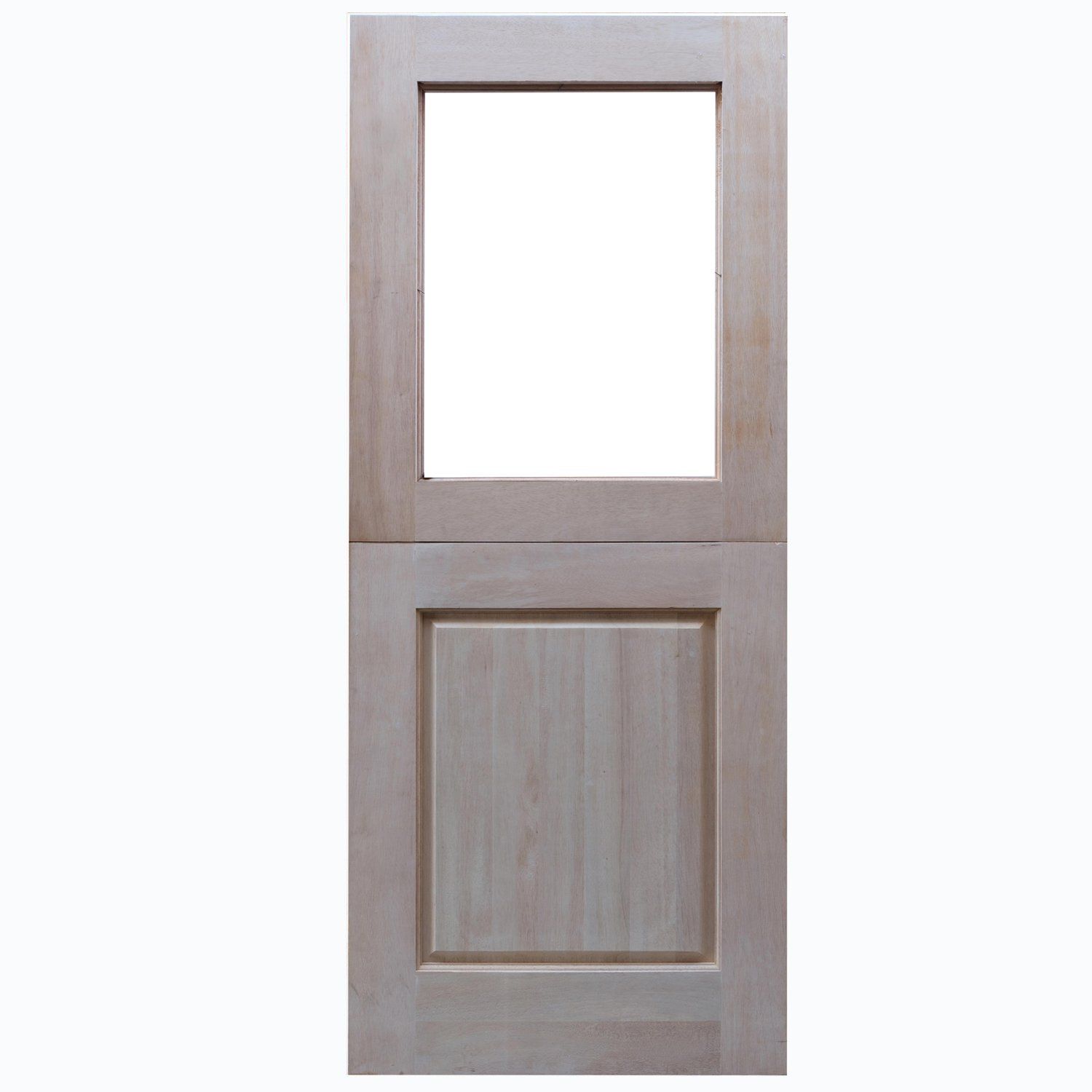 GLASS TOP MERANTI STABLE DOOR