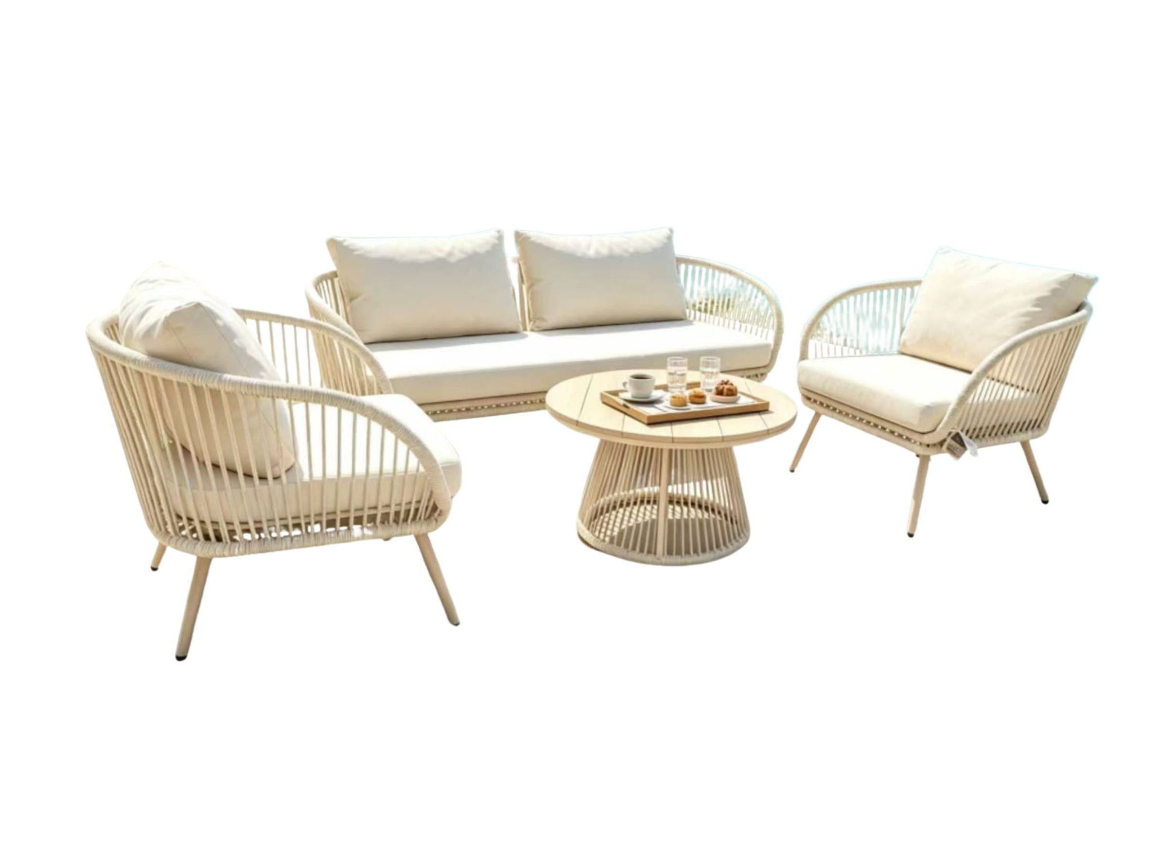 Elegant Outdoor Seating Set