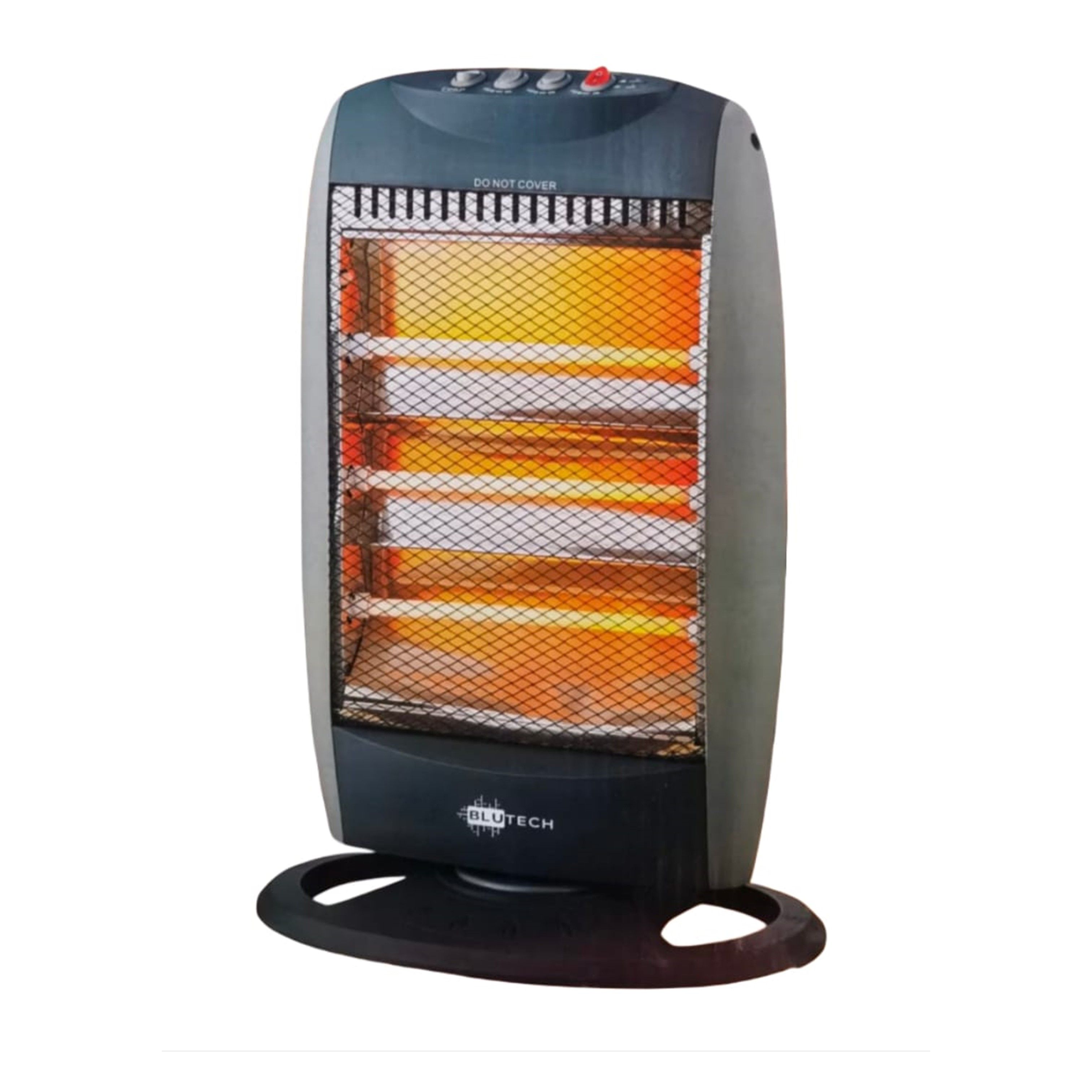 Black 1200 W Overheat Protection Electric Heater