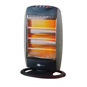 Black 1200 W Overheat Protection Electric Heater