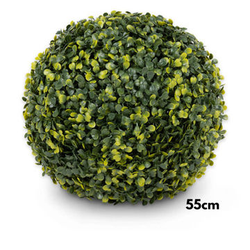The Green Wall Co. - Artificial Foliage UV Protected - Topiary Ball Duo Buxus- 55cm