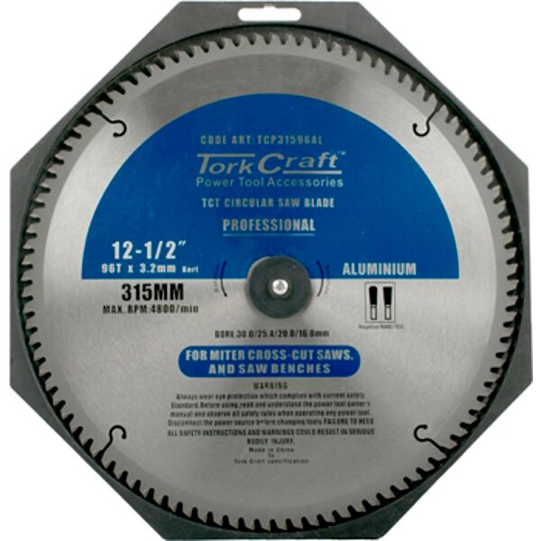 Blade Contractor Alum 315 X 96T 30/1/20/16 Aluminium Circular Saw Tct