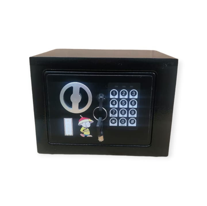 Mini Safe Size: 23 x 17 x 17cm