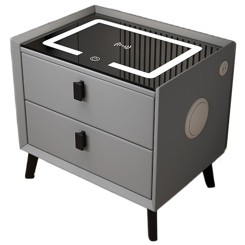 Nu Dekor - Nexus Intelligent Bedside Pedestal - Grey